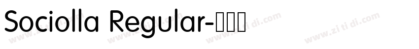 Sociolla Regular字体转换
